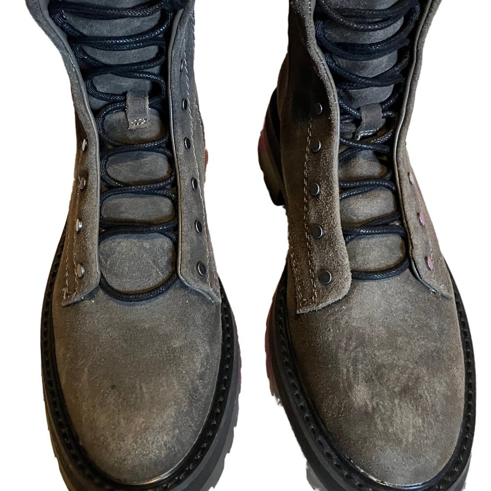 NIB Dolce Vita Women's Ranier Olive Suede Boot Size: 6.5